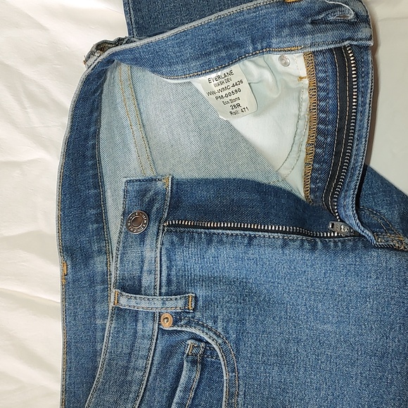 Everlane Denim Jeans High Waist Rise Skinny Eco Stone Wash - Picture 13 of 14